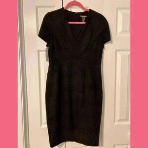 Zac Posen Jacquard Cocktail Dress